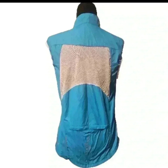 Pearl Izumi Women's Blue Elite Barrier Reflective Cycling Vest L - Picture 4 of 14